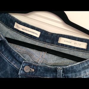 Anthropologie crop boyfriend jeans